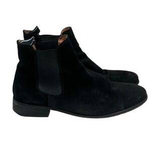 Shoe The‎ Bear Dev Men's Black Suede Chelsea Boots Size 40